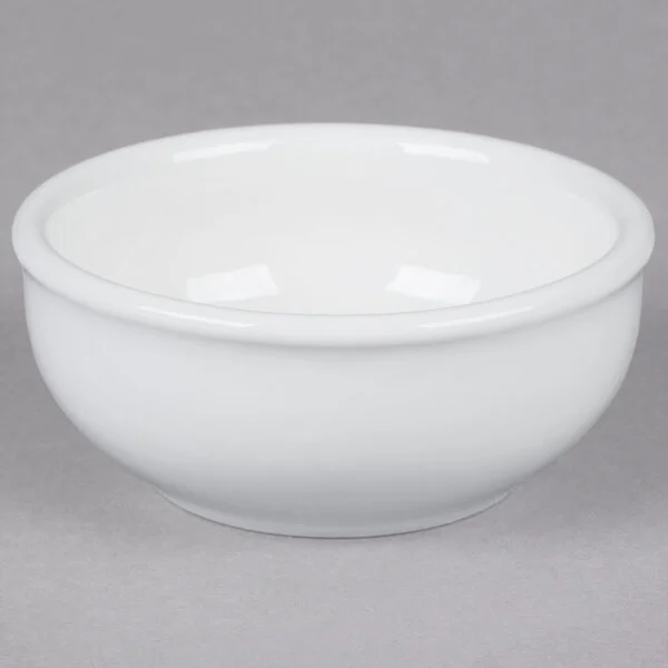 Tuxton BWB-050E 5 oz. White China Sauce / Salsa Dish - 36/Case Tuxton BWB-050E 5 oz. White China Sauce / Salsa Dish - 36/Case