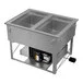 Vollrath FC-HCF-02120-AD Two Well Modular Drop-In Hot / Cold / Freeze Food Well with Auto Manifold Drain - 120V Vollrath FC-HCF-02120-AD Two Well Modular Drop-In Hot / Cold / Freeze Food Well with Auto Manifold Drain - 120V
