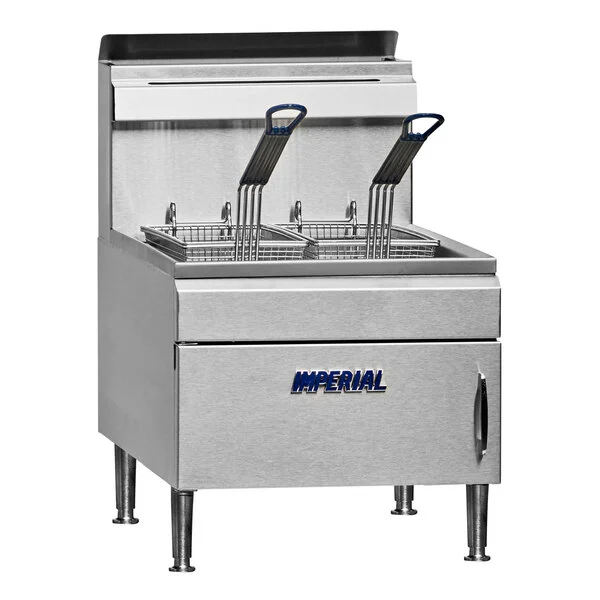 Imperial Range IFST-25 Natural Gas 25 lb. Countertop Fryer - 70,000 BTU Imperial Range IFST-25 Natural Gas 25 lb. Countertop Fryer - 70,000 BTU