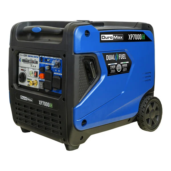 DuroMax XP7000IH iH Series 320 CC Dual Fuel Inverter Portable Generator with CO Alert - 7,000W, 120/240V DuroMax XP7000IH iH Series 320 CC Dual Fuel Inverter Portable Generator with CO Alert - 7,000W, 120/240V