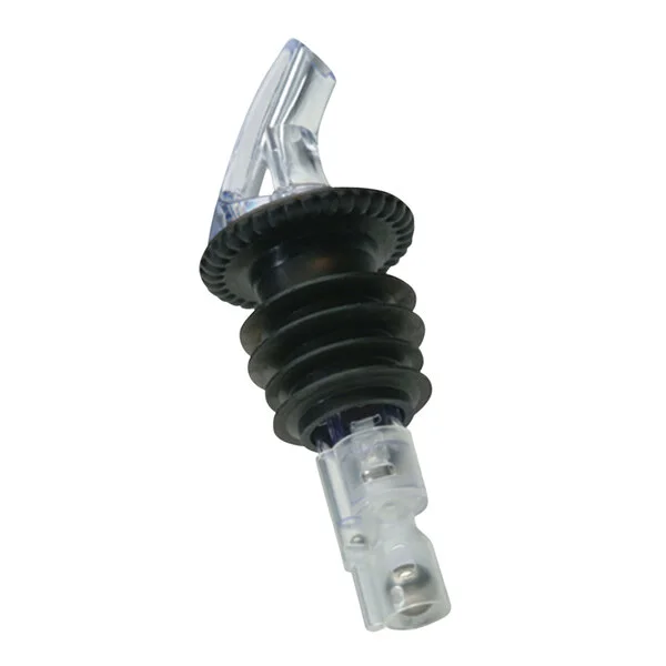 Precision Pours 0.25 oz. Crystal Clear Heavy Cork Measured Liquor Pourer 14 CL H - 12/Case