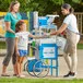 Carnival King Royalty Series SCM350R Reinforced Cabinet Sno-Cone Machine with Cup Dispenser and Cart Carnival King Royalty Series SCM350R Reinforced Cabinet Sno-Cone Machine with Cup Dispenser and Cart