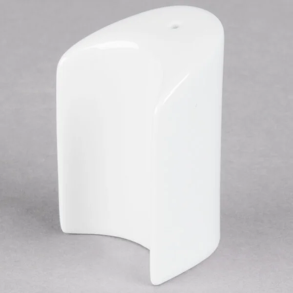 Tuxton GZP-732 TuxTrendz 2.875 oz. Porcelain White China Salt Shaker - 12/Case Tuxton GZP-732 TuxTrendz 2.875 oz. Porcelain White China Salt Shaker - 12/Case