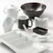 Tuxton GZP-732 TuxTrendz 2.875 oz. Porcelain White China Salt Shaker - 12/Case Tuxton GZP-732 TuxTrendz 2.875 oz. Porcelain White China Salt Shaker - 12/Case