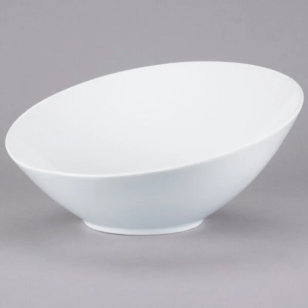 Libbey BW-7102 Chef's Selection II 39 oz. Ultra Bright White Porcelain Belmar Bowl - 12/Case Libbey BW-7102 Chef's Selection II 39 oz. Ultra Bright White Porcelain Belmar Bowl - 12/Case