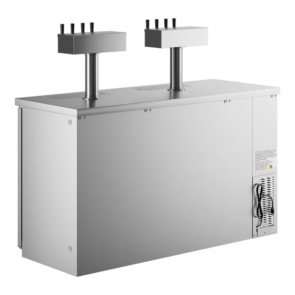 Avantco UDD-60-HC-S (2) Four Tap Kegerator Beer Dispenser - Stainless Steel, (2) 1/2 Keg Capacity Avantco UDD-60-HC-S (2) Four Tap Kegerator Beer Dispenser - Stainless Steel, (2) 1/2 Keg Capacity