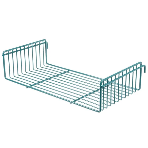 Metro PBA-GSDK3 SmartWall G3 Metroseal Green Grid Shelf with Side Ledges - 9 Metro PBA-GSDK3 SmartWall G3 Metroseal Green Grid Shelf with Side Ledges - 9