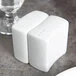 Tuxton GZP-731 TuxTrendz 2.5 oz. Porcelain White China Pepper Shaker - 12/Case Tuxton GZP-731 TuxTrendz 2.5 oz. Porcelain White China Pepper Shaker - 12/Case