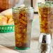 Choice 16 oz. Green Plastic Paneled Tumbler - 12/Pack Choice 16 oz. Green Plastic Paneled Tumbler - 12/Pack
