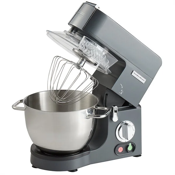 Hamilton Beach 8 Qt. Tilt Head Countertop Mixer with Guard & Standard Accessories - 120V, 1 hp Hamilton Beach 8 Qt. Tilt Head Countertop Mixer with Guard & Standard Accessories - 120V, 1 hp