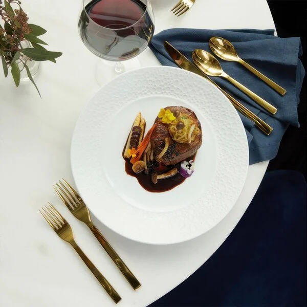 Oneida Chef's Table Gold by 1880 Hospitality B408FSLF 7 1/8 Oneida Chef's Table Gold by 1880 Hospitality B408FSLF 7 1/8