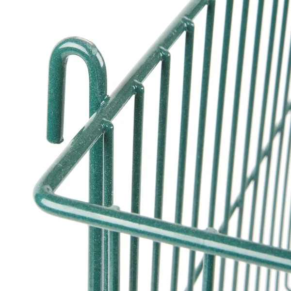 Metro H212K3 Metroseal Green Storage Basket for Wire Shelving 17 3/8 Metro H212K3 Metroseal Green Storage Basket for Wire Shelving 17 3/8