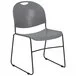 Flash Furniture RUT-188-GY-GG Hercules Series Gray Ultra-Compact Stack Chair with Black Frame Flash Furniture RUT-188-GY-GG Hercules Series Gray Ultra-Compact Stack Chair with Black Frame