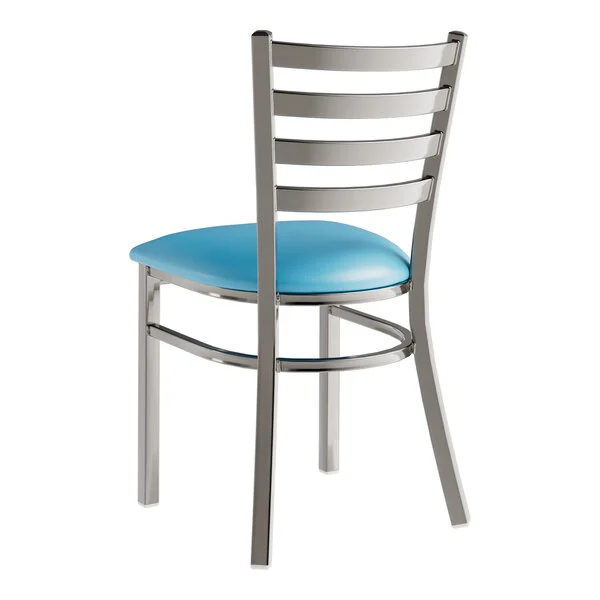 Lancaster Table & Seating Clear Coat Finish Ladder Back Chair with 2 1/2 Lancaster Table & Seating Clear Coat Finish Ladder Back Chair with 2 1/2
