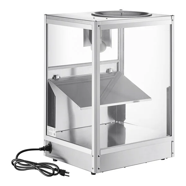 Carnival King NCM560R 10-15 lb. Nacho Chip, Popcorn, Peanut Warmer / Merchandiser with Forced Air - 120V, 560W Carnival King NCM560R 10-15 lb. Nacho Chip, Popcorn, Peanut Warmer / Merchandiser with Forced Air - 120V, 560W