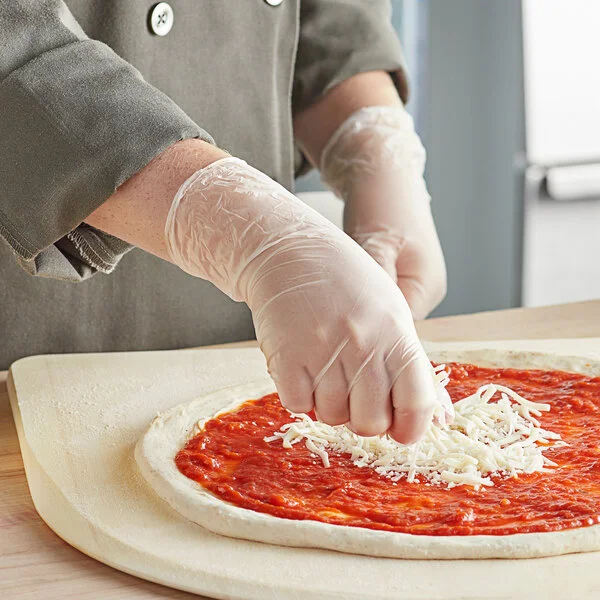 Noble Powder-Free Disposable Clear 3 Mil Thick Vinyl Gloves for Foodservice - Small - 1,000/Case Noble Powder-Free Disposable Clear 3 Mil Thick Vinyl Gloves for Foodservice - Small - 1,000/Case