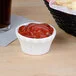 Hall China from Steelite International HL8290ABWA Bright White 2 oz. Flared China Ramekin - 36/Case Hall China from Steelite International HL8290ABWA Bright White 2 oz. Flared China Ramekin - 36/Case