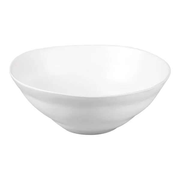 10 Strawberry Street RPPLE-WHTSRVBWL Matte Wave 80 oz. White Serving Stoneware Bowl - 4/Case 10 Strawberry Street RPPLE-WHTSRVBWL Matte Wave 80 oz. White Serving Stoneware Bowl - 4/Case