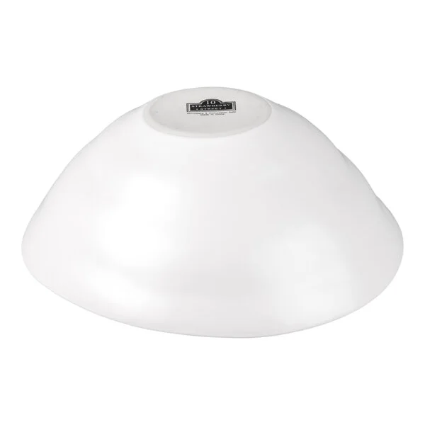 10 Strawberry Street RPPLE-WHTSRVBWL Matte Wave 80 oz. White Serving Stoneware Bowl - 4/Case 10 Strawberry Street RPPLE-WHTSRVBWL Matte Wave 80 oz. White Serving Stoneware Bowl - 4/Case