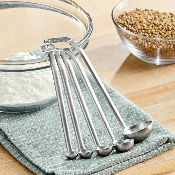 Vollrath 44572 Stainless Steel Measuring Spoon Set - 5 Piece Vollrath 44572 Stainless Steel Measuring Spoon Set - 5 Piece