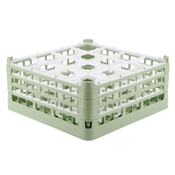 Vollrath 52769 Signature Full-Size Light Green 16-Compartment 7 11/16