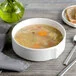 Bon Chef 1400001P Stacked Lines 28 oz. White Porcelain Soup Bowl - 16/Case Bon Chef 1400001P Stacked Lines 28 oz. White Porcelain Soup Bowl - 16/Case