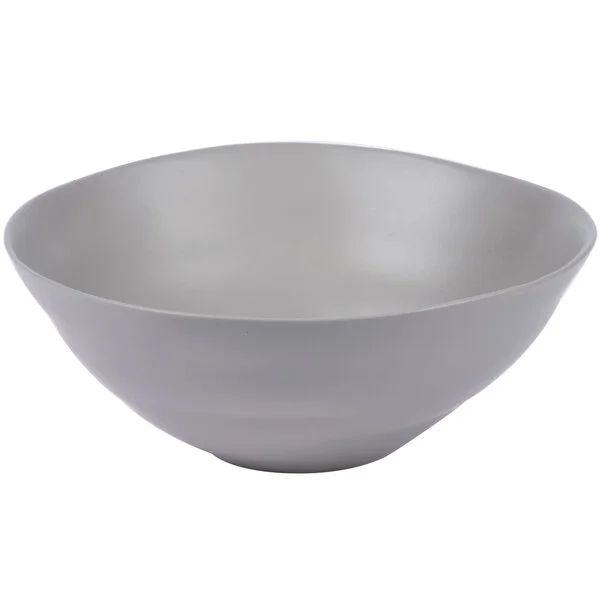 10 Strawberry Street RPPLE-GREYSRVBWL Matte Wave 80 oz. Gray Serving Stoneware Bowl - 4/Case 10 Strawberry Street RPPLE-GREYSRVBWL Matte Wave 80 oz. Gray Serving Stoneware Bowl - 4/Case
