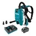 Makita 40V MAX XGT GCV06T1 .53 Gallon Lithium Ion Cordless Brushless Backpack Dry Dust Extractor / Vacuum Kit with HEPA Filtration and AWS Capability - 5.0 Ah Makita 40V MAX XGT GCV06T1 .53 Gallon Lithium Ion Cordless Brushless Backpack Dry Dust Extractor / Vacuum Kit with HEPA Filtration and AWS Capability - 5.0 Ah