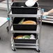 Lakeside 316 Stainless Steel Three Shelf Utility Cart - 27 1/2 Lakeside 316 Stainless Steel Three Shelf Utility Cart - 27 1/2