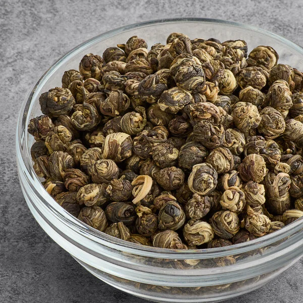 Numi Organic 1 lb. Jasmine Pearls Green Loose Leaf Tea - 6/Case Numi Organic 1 lb. Jasmine Pearls Green Loose Leaf Tea - 6/Case