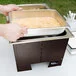 Sterno Copper Vein Fold Away Chafer with Lid and 2 Half Size Pans Sterno Copper Vein Fold Away Chafer with Lid and 2 Half Size Pans