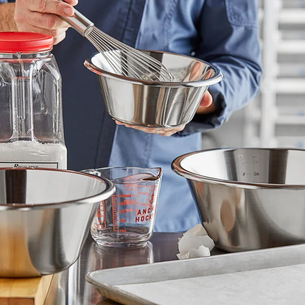 Linden Sweden Jonas 3-Piece Heavy-Duty Stainless Steel Mixing / Whipping Bowl Set - 3/Set