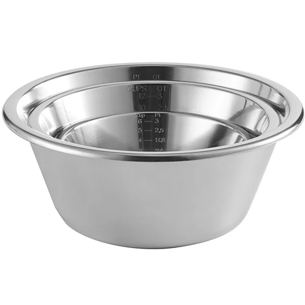 Linden Sweden Jonas 3-Piece Heavy-Duty Stainless Steel Mixing / Whipping Bowl Set - 3/Set Linden Sweden Jonas 3-Piece Heavy-Duty Stainless Steel Mixing / Whipping Bowl Set - 3/Set