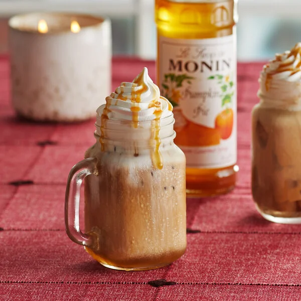 Monin Premium Pumpkin Pie Flavoring Syrup 750 mL