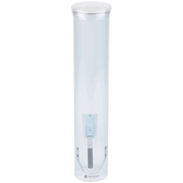 San Jamar C4160TBL Pull-Type Arctic Blue Wall Mount 3 - 5 oz. Water Cup Dispenser San Jamar C4160TBL Pull-Type Arctic Blue Wall Mount 3 - 5 oz. Water Cup Dispenser