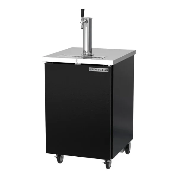 Beverage-Air DD24HC-1-B Single Tap Kegerator Beer Dispenser - Black, (1) 1/2 Keg Capacity Beverage-Air DD24HC-1-B Single Tap Kegerator Beer Dispenser - Black, (1) 1/2 Keg Capacity