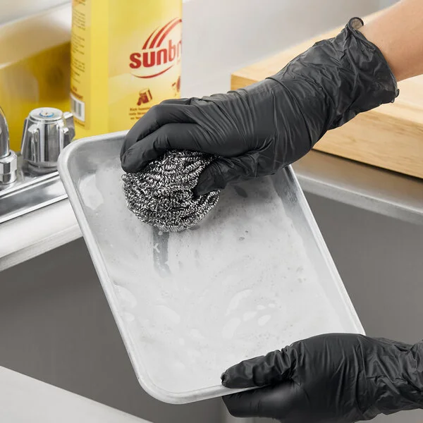 3M 83 Scotch-BriteTM 35g Stainless Steel Scrubber - 12/Pack