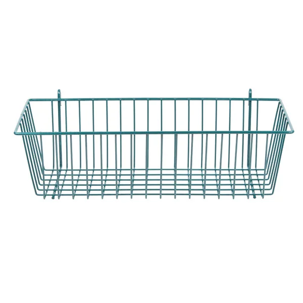 Metro H210K3 Metroseal Green Storage Basket for Wire Shelving 17 3/8 Metro H210K3 Metroseal Green Storage Basket for Wire Shelving 17 3/8