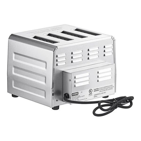 Waring WCT800RC Heavy Duty 4 Slice Commercial Toaster 120V Waring WCT800RC Heavy Duty 4 Slice Commercial Toaster 120V