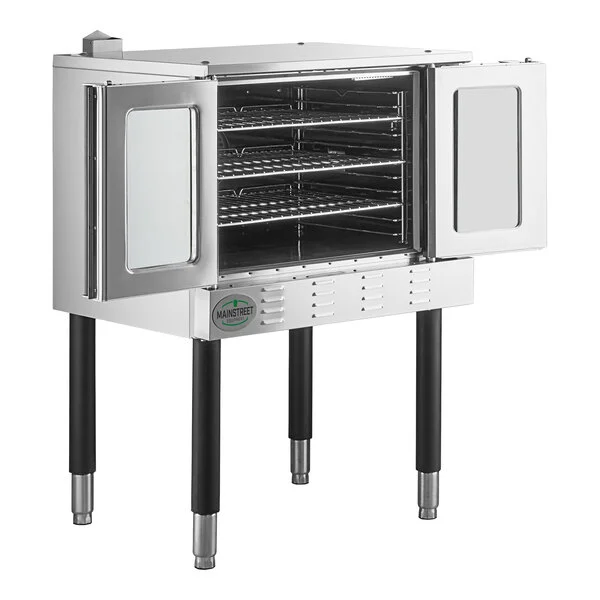 MainStreet Equipment EC1-C Single Deck Electric Full Size Convection Oven with Legs - 208V, 3 / 1 Phase, 11 kW MainStreet Equipment EC1-C Single Deck Electric Full Size Convection Oven with Legs - 208V, 3 / 1 Phase, 11 kW