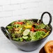 10 Strawberry Street LODO-14HNDBWL-BLK Lodo 96 oz. Raw Black Handled Metal Bowl - 2/Case 10 Strawberry Street LODO-14HNDBWL-BLK Lodo 96 oz. Raw Black Handled Metal Bowl - 2/Case