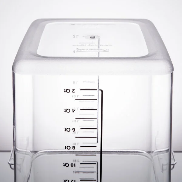 Rubbermaid® 18 Qt. Clear Square Polycarbonate Food Storage Container Rubbermaid® 18 Qt. Clear Square Polycarbonate Food Storage Container
