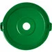 Lavex 32 Gallon Green Round Commercial Recycling Can Lid with 3 1/2 Lavex 32 Gallon Green Round Commercial Recycling Can Lid with 3 1/2