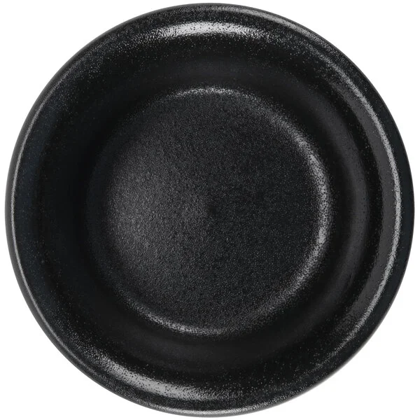 Hall China from Steelite International HL3630AFCA Foundry 3.5 oz. Black China Round Ramekin - 36/Case Hall China from Steelite International HL3630AFCA Foundry 3.5 oz. Black China Round Ramekin - 36/Case