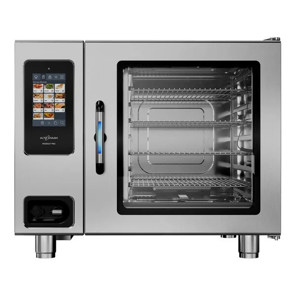 Alto-Shaam 7-20G PRO Prodigi Pro Natural Gas Countertop 7 Pan Full Size Combi Oven - 120V, 1 Phase
