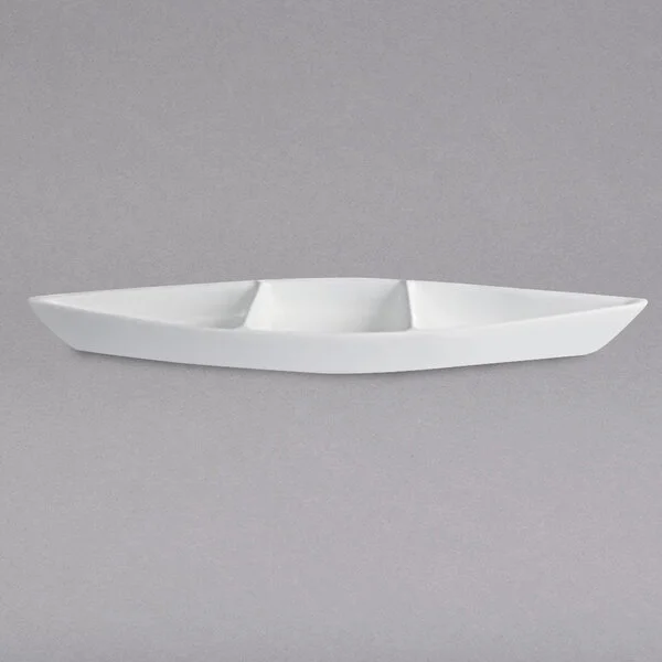 G.E.T. Enterprises BT319WW Bugambilia 6.9 Qt. Classic Textured Finish White Resin-Coated Aluminum Deep Boat with Dividers G.E.T. Enterprises BT319WW Bugambilia 6.9 Qt. Classic Textured Finish White Resin-Coated Aluminum Deep Boat with Dividers