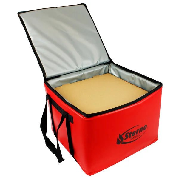 Sterno 70502 Red Medium All-Purpose Insulated Food Carrier, 18 1/2 Sterno 70502 Red Medium All-Purpose Insulated Food Carrier, 18 1/2