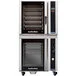 Moffat E35T6/P85M8 Turbofan Full Size Electric Touch Screen Convection Oven with Steam Injection and 8 Tray Holding Cabinet / Proofer - 208V, 3 Phase Moffat E35T6/P85M8 Turbofan Full Size Electric Touch Screen Convection Oven with Steam Injection and 8 Tray Holding Cabinet / Proofer - 208V, 3 Phase