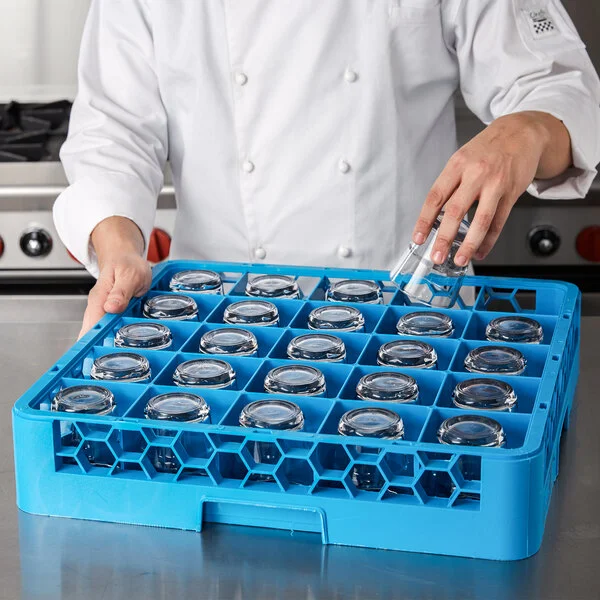 Carlisle RG2514 Opticlean 25 Compartment Glass Rack Carlisle RG2514 Opticlean 25 Compartment Glass Rack