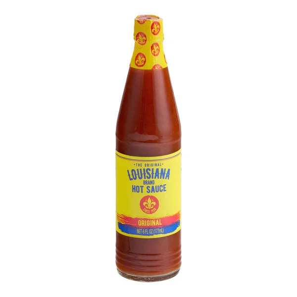 The Original Louisiana Brand 6 fl. oz. Original Hot Sauce - 24/Case The Original Louisiana Brand 6 fl. oz. Original Hot Sauce - 24/Case